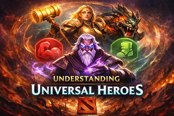 Understanding dota 2 universal heroes